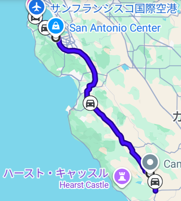 世界一周3日目Part2、初アメリカドライブ