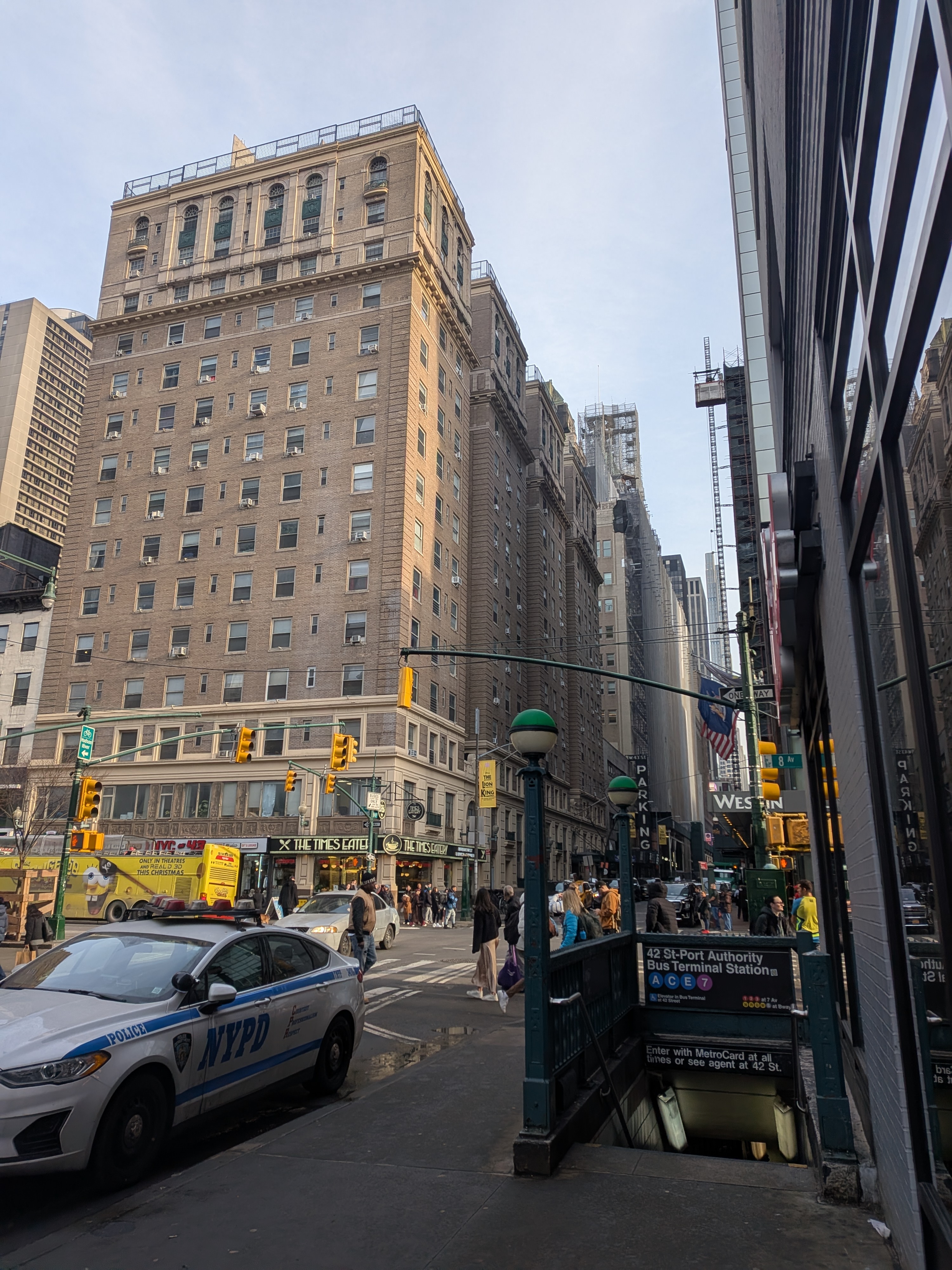 ニューヨークの街並み