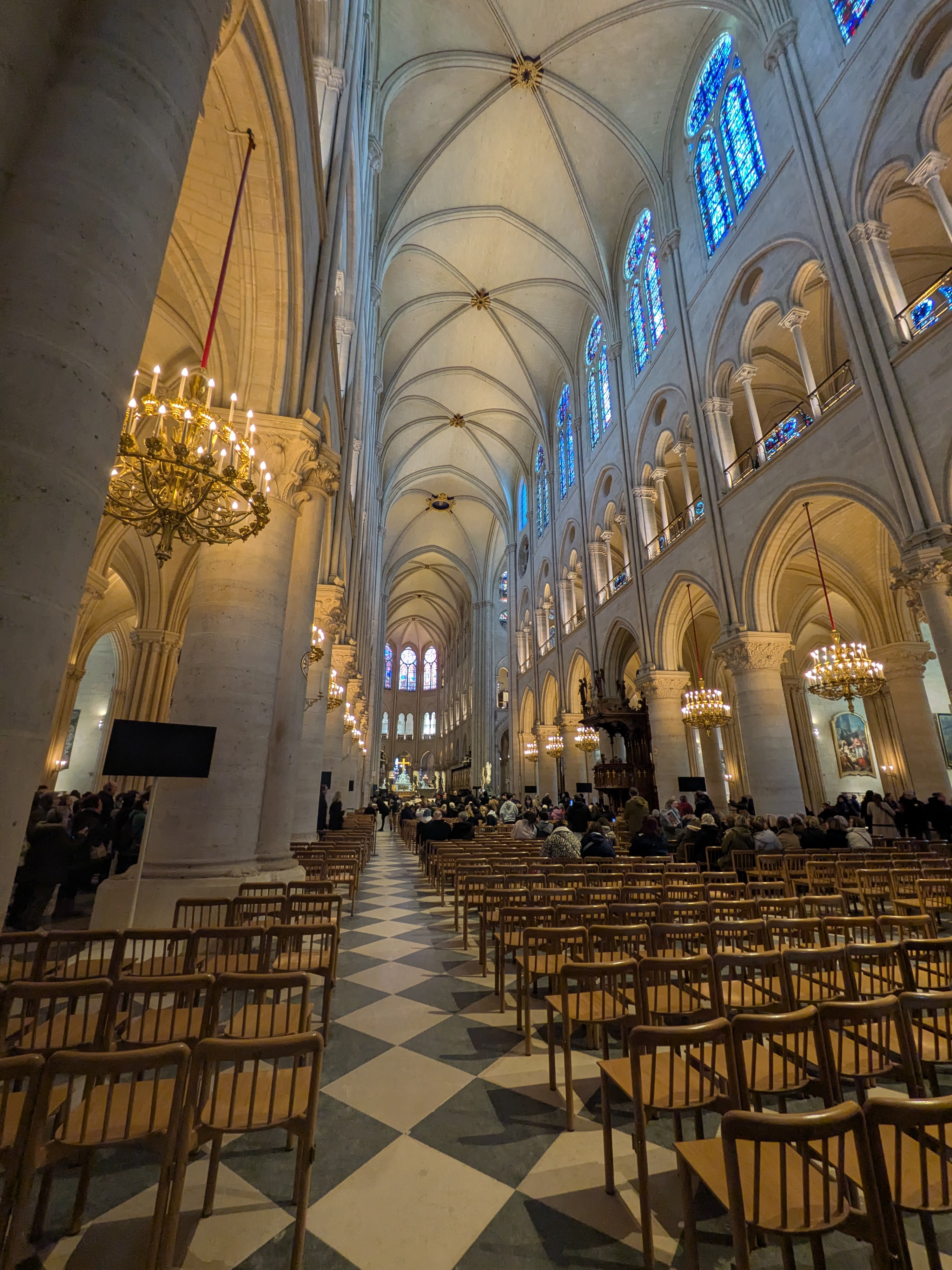 ノートルダム大聖堂中