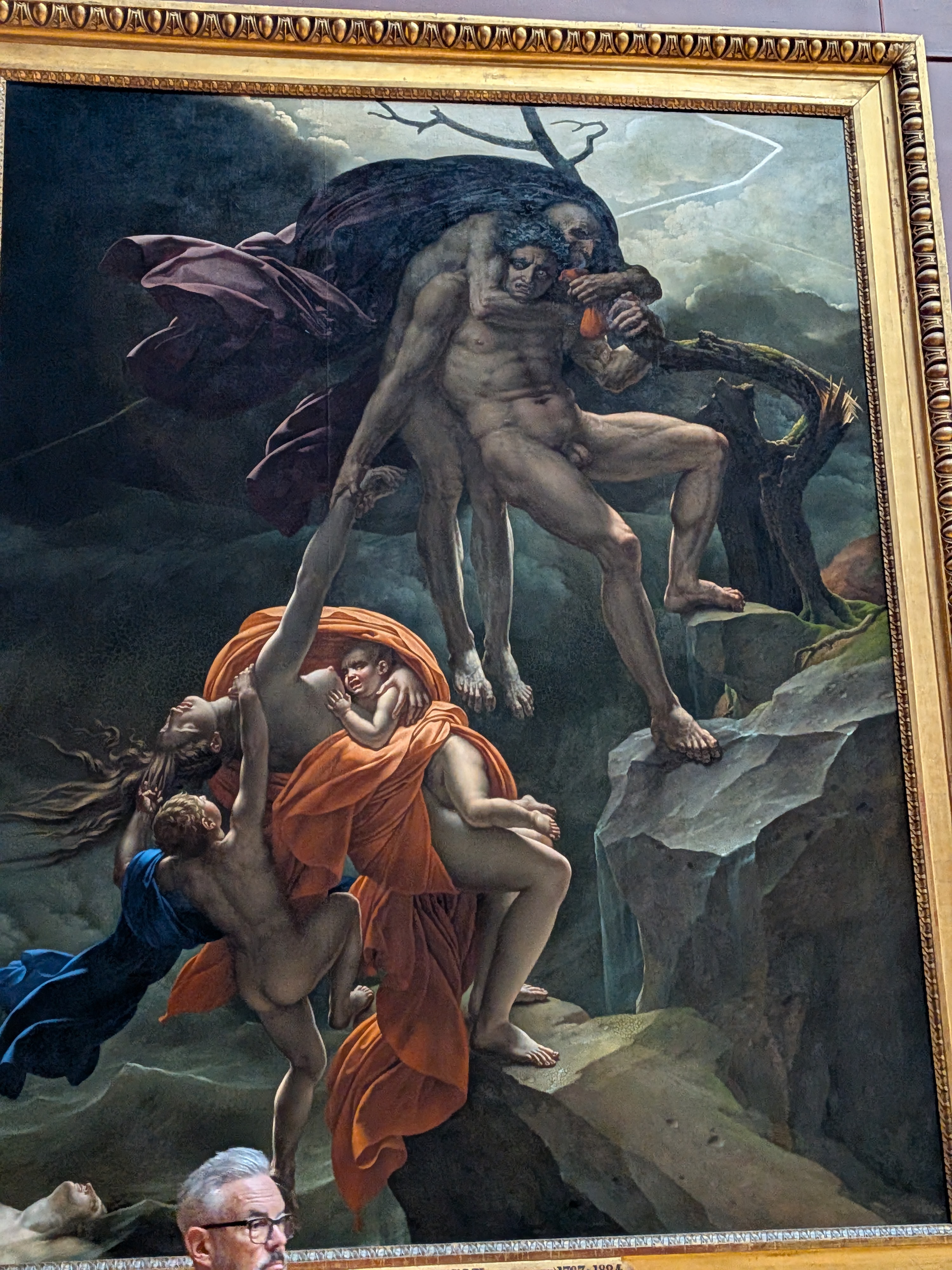 大洪水の一場面