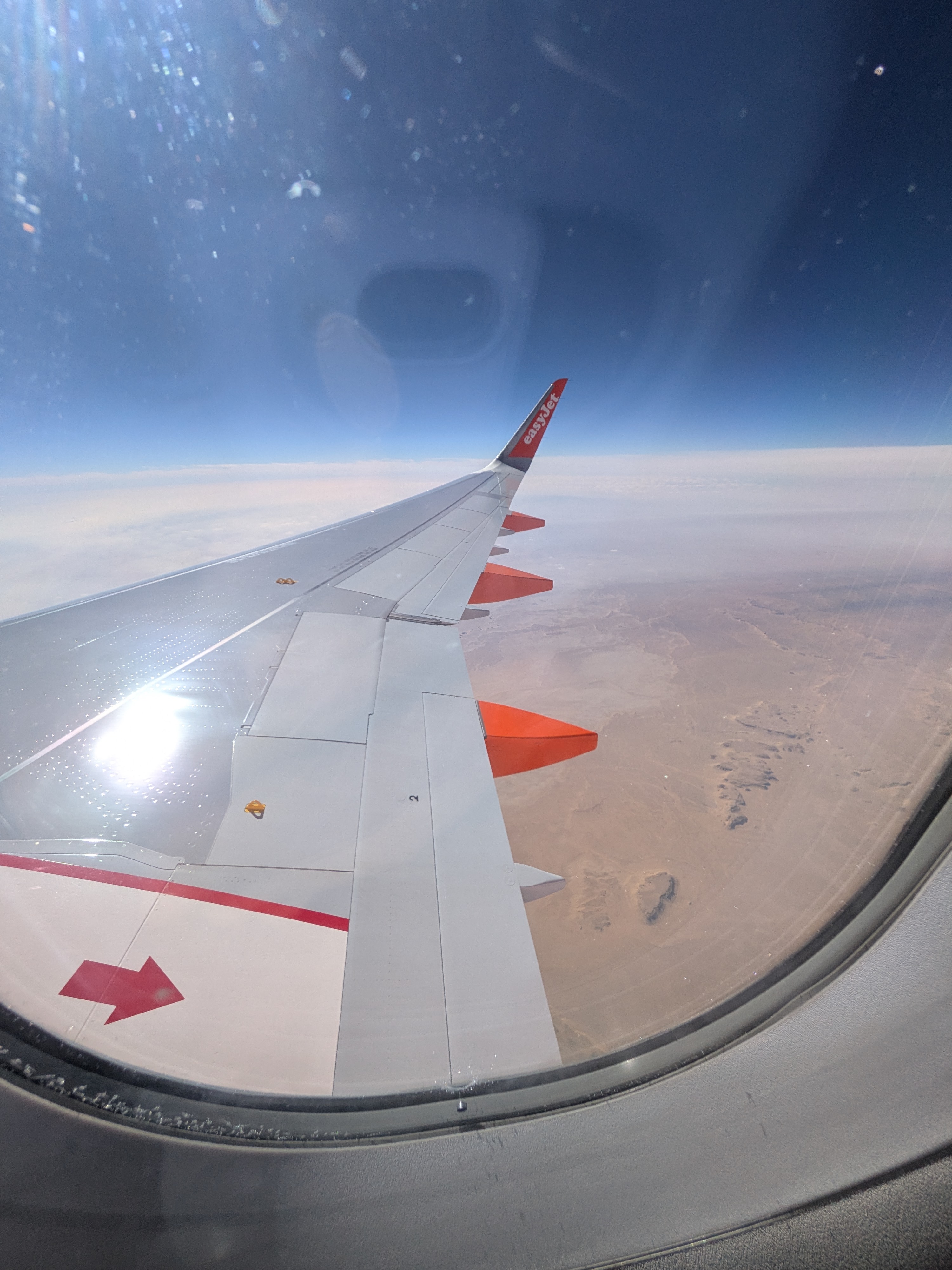 機内からの景色