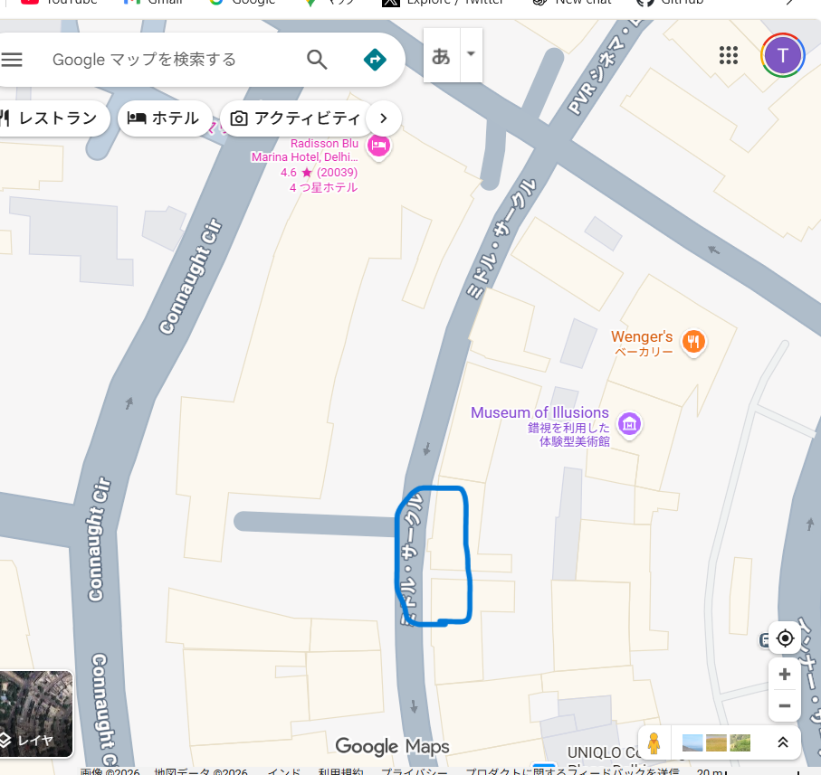 ぼったくりの店の場所